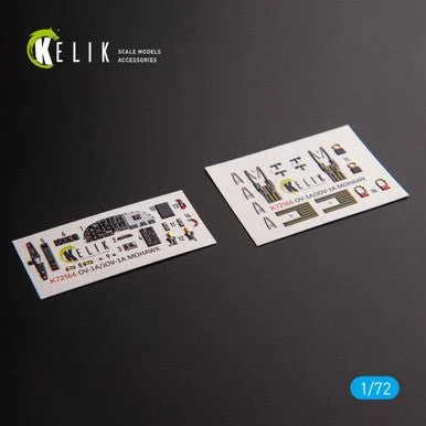 1/72 Reskit OV-1A/JOV-1A Mohawk - interior 3D decals for ClearProp kit