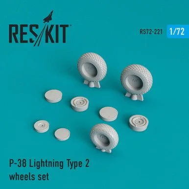 1/72 Reskit P-38 Lightning Type 2 wheels set (1/72)
