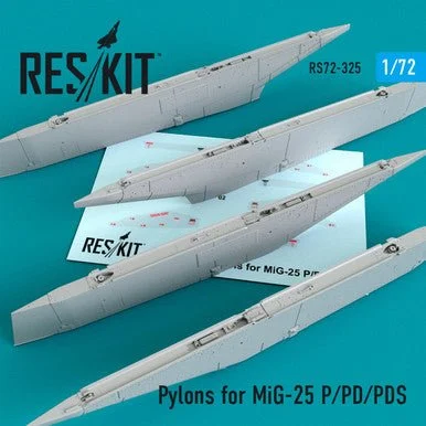 1/72 Reskit Pylons for MiG-25 P/PD/PDS (1/72)