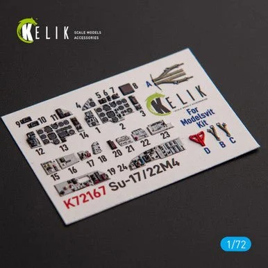 1/72 Reskit SU-17M4P/22M4 - interior 3D decals for ModelSvit kit
