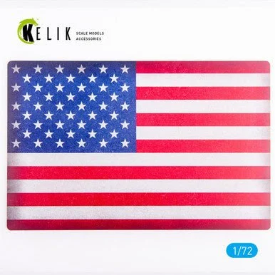 1/72 Reskit USA Flag - Base - Acrylic 3 mm (280 x 180 mm) (170 g)