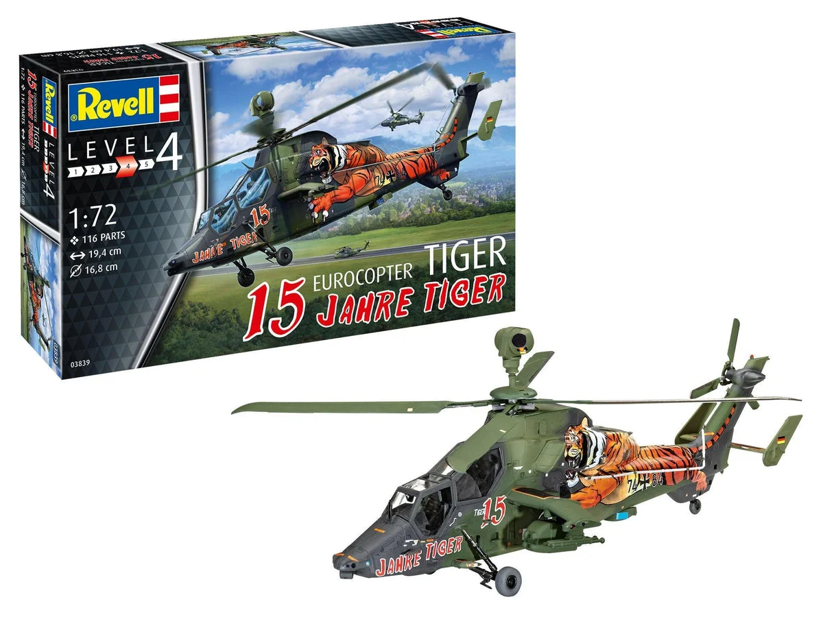 1/72 Revell Germany Eurocopter Tiger "15 Years Tiger" 3839 - Revell-Germany