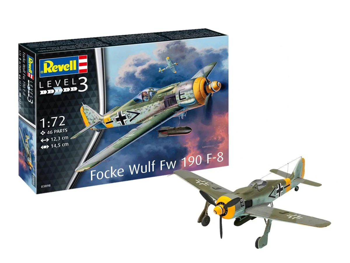 1/72 Revell Germany Focke Wulf Fw190 F-8 3898
