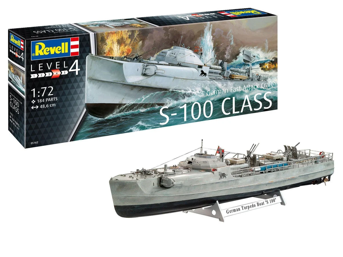 1/72 Revell Germany German Fast Attack Craft S-100 - 5162
