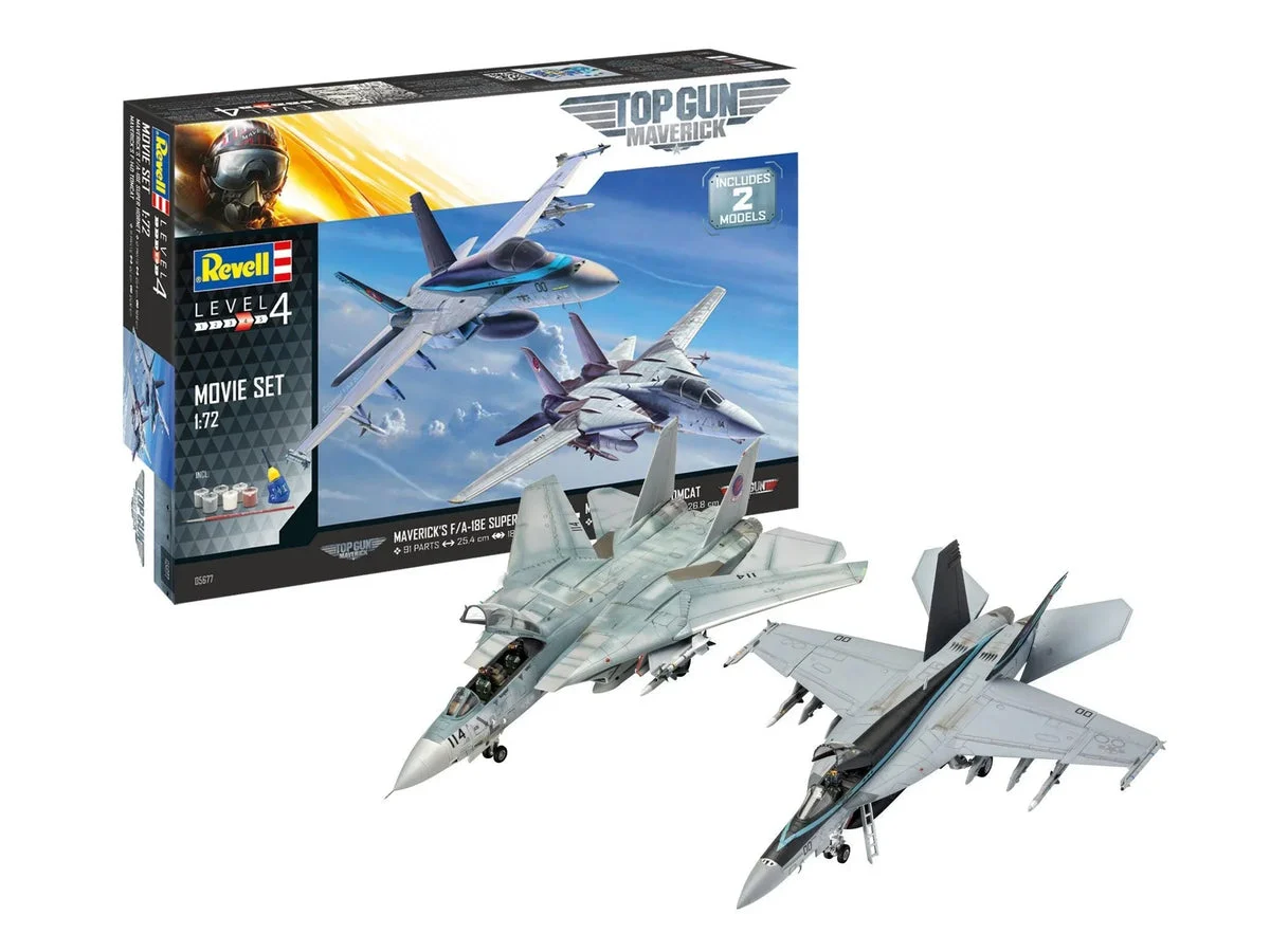 1/72 Revell Germany Gift Set - Top Gun Movies 5677