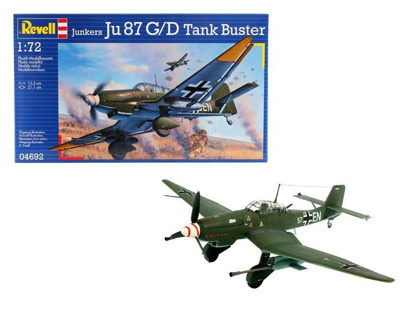 1/72 Revell Germany Junkers Ju 87 G/D Tank Buster 4692 - Revell-Germany