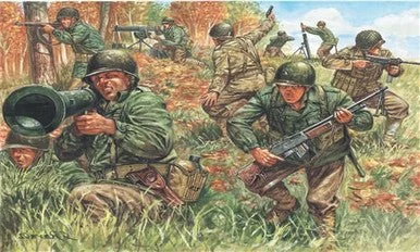 1/72 WWII US Infantry 2nd Division (50) - Italeri