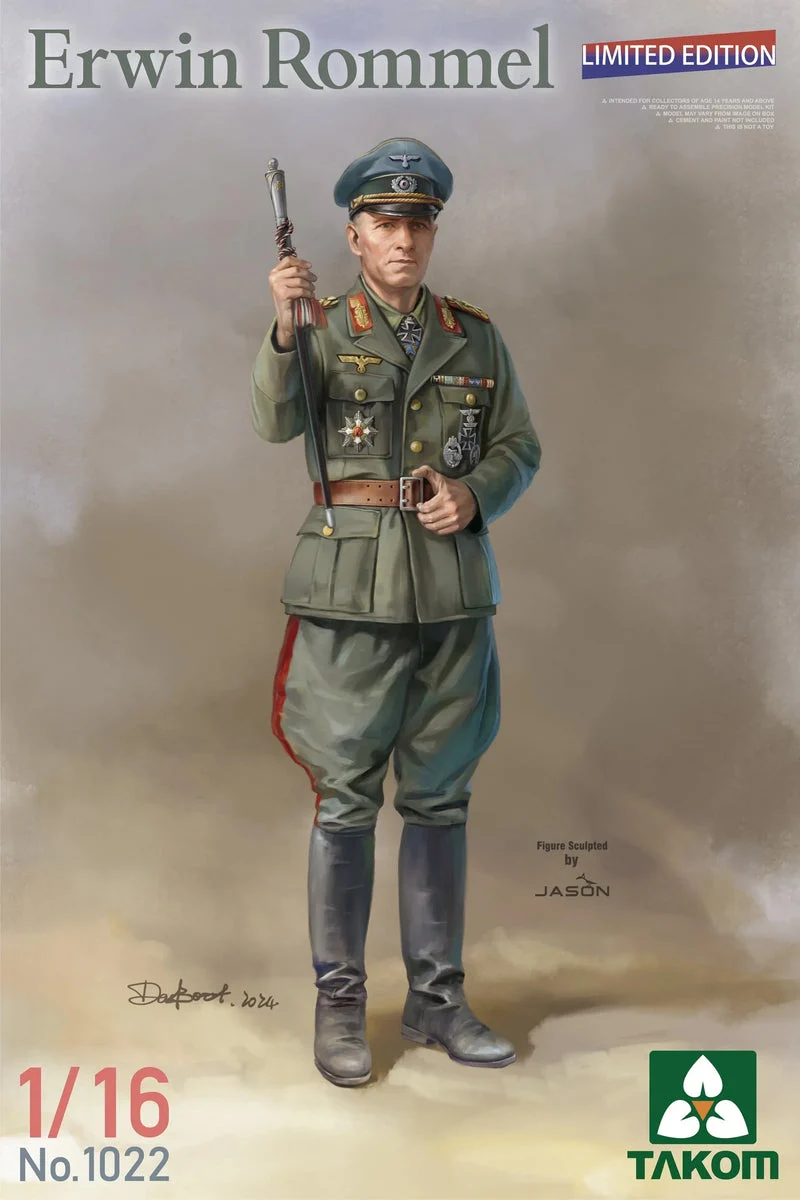 1/16 Takom Erwin Rommel (Limited edition) 1022 - Takom Models