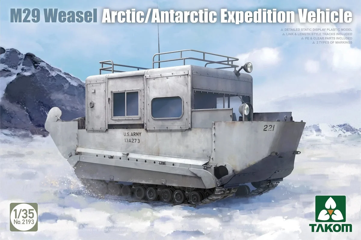 1/35 Takom M29 Weasel Artic/Antarctic 2193 - Takom Models