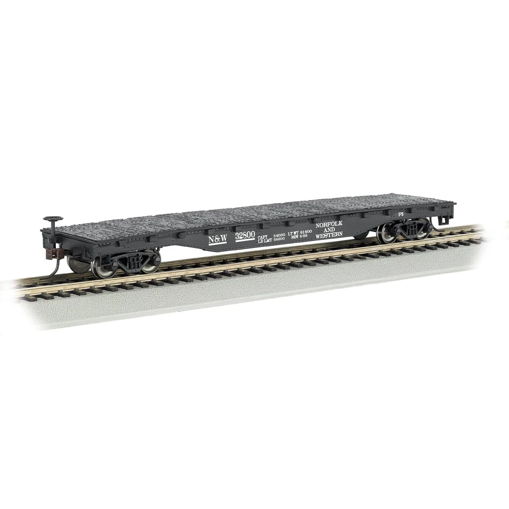 Bachmann HO Scale 52' Flatcar N&W - BAC17342