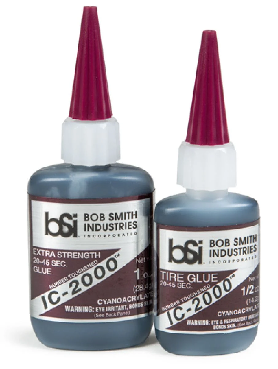 Bob Smith Industries IC-2000 Black Rubber Toughened CA 1oz 118