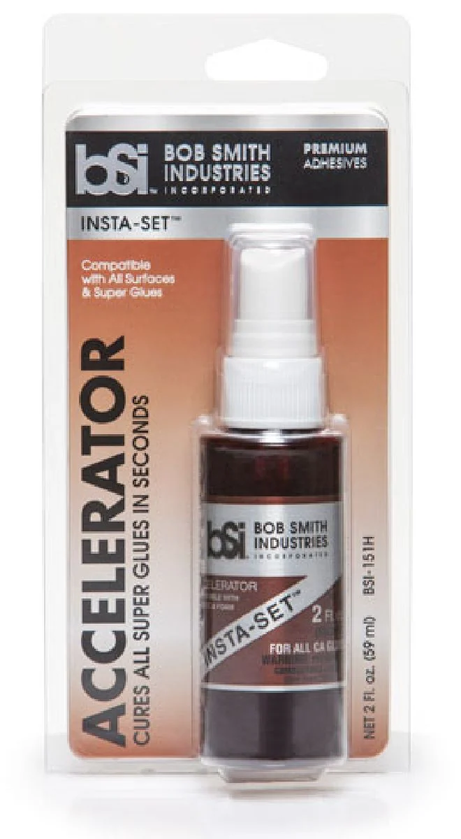 Bob Smith Industries INSTA-SET PUMP SPRAY Foam Safe CA Glue Accelerator 2fl oz 151