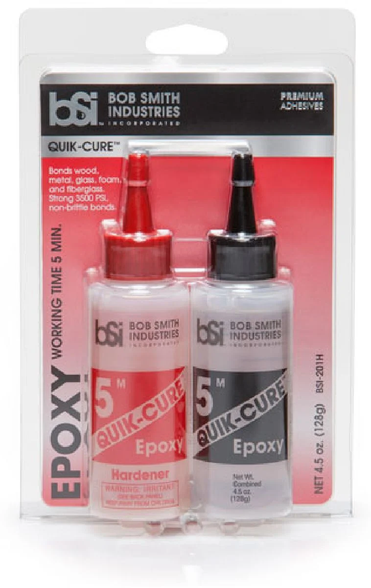 Bob Smith Industries QUIK-CURE 5-Minute Epoxy 4 1/2oz 201