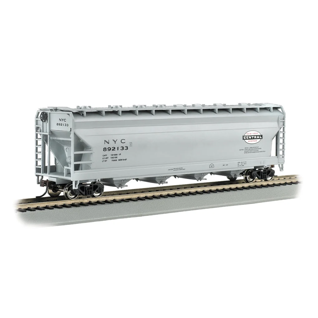Bachmann HO Scale 56' ACF Cvd.Hopper NYC/gry - BAC17523