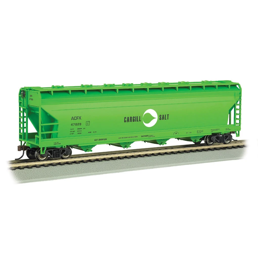 Bachmann HO Scale 56' ACF Cvd.Hopper Cargill Salt - BAC17531