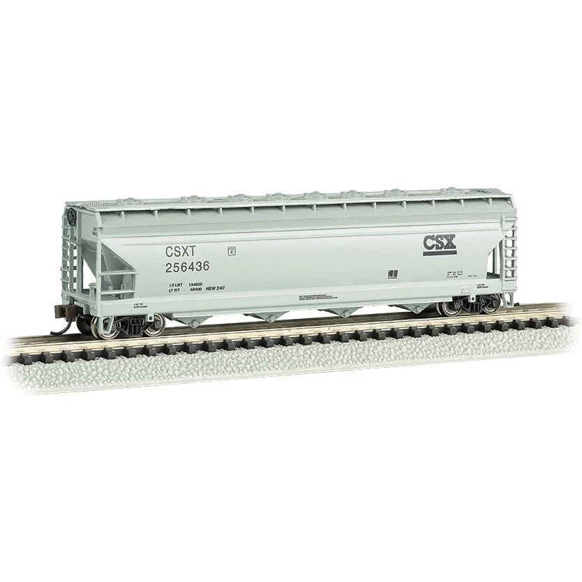 Bachmann N Scale 56' ACF Cvd.Hopper CSX - BAC17557