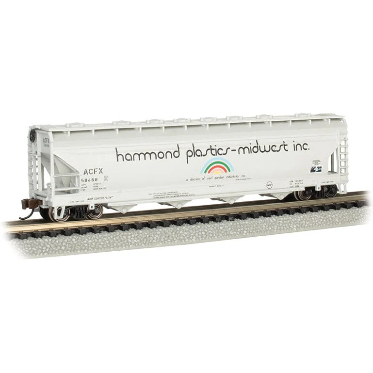 Bachmann N Scale 56' ACF Cvd.Hopper Hammond Plastics - BAC17563