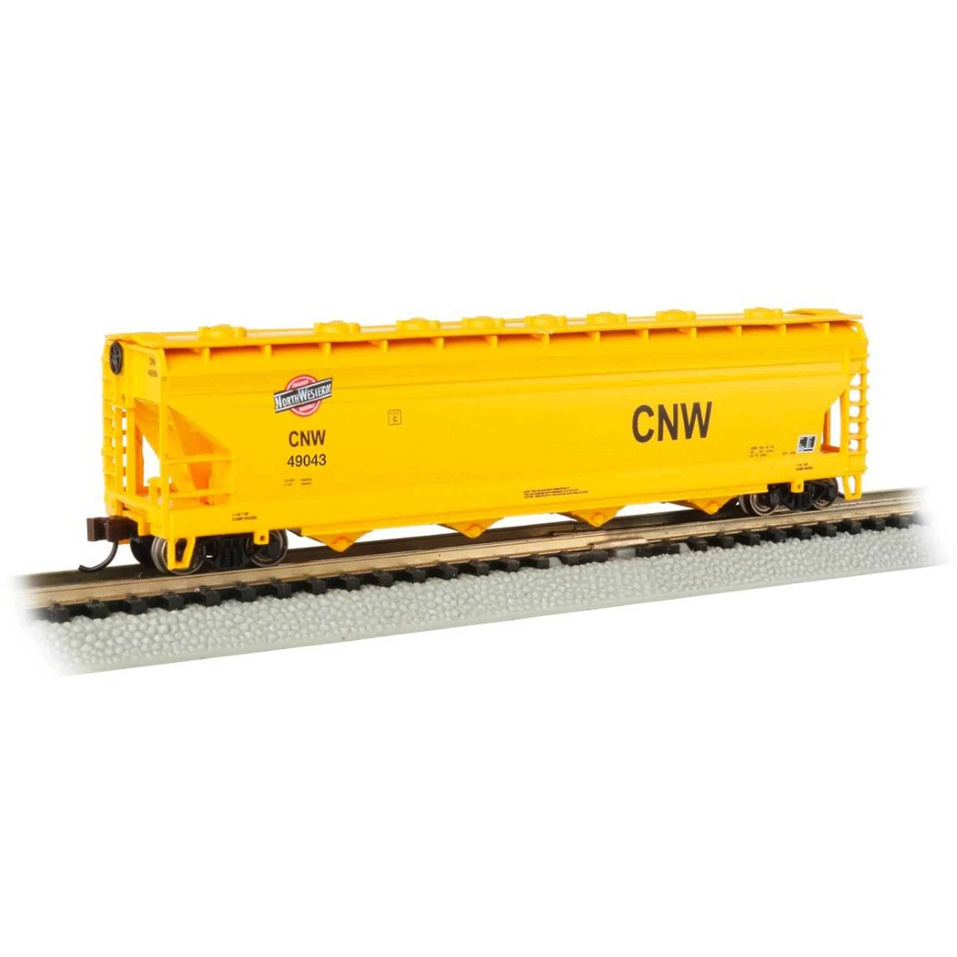Bachmann N Scale 56' ACF Cvd.Hopper CNW - BAC17567
