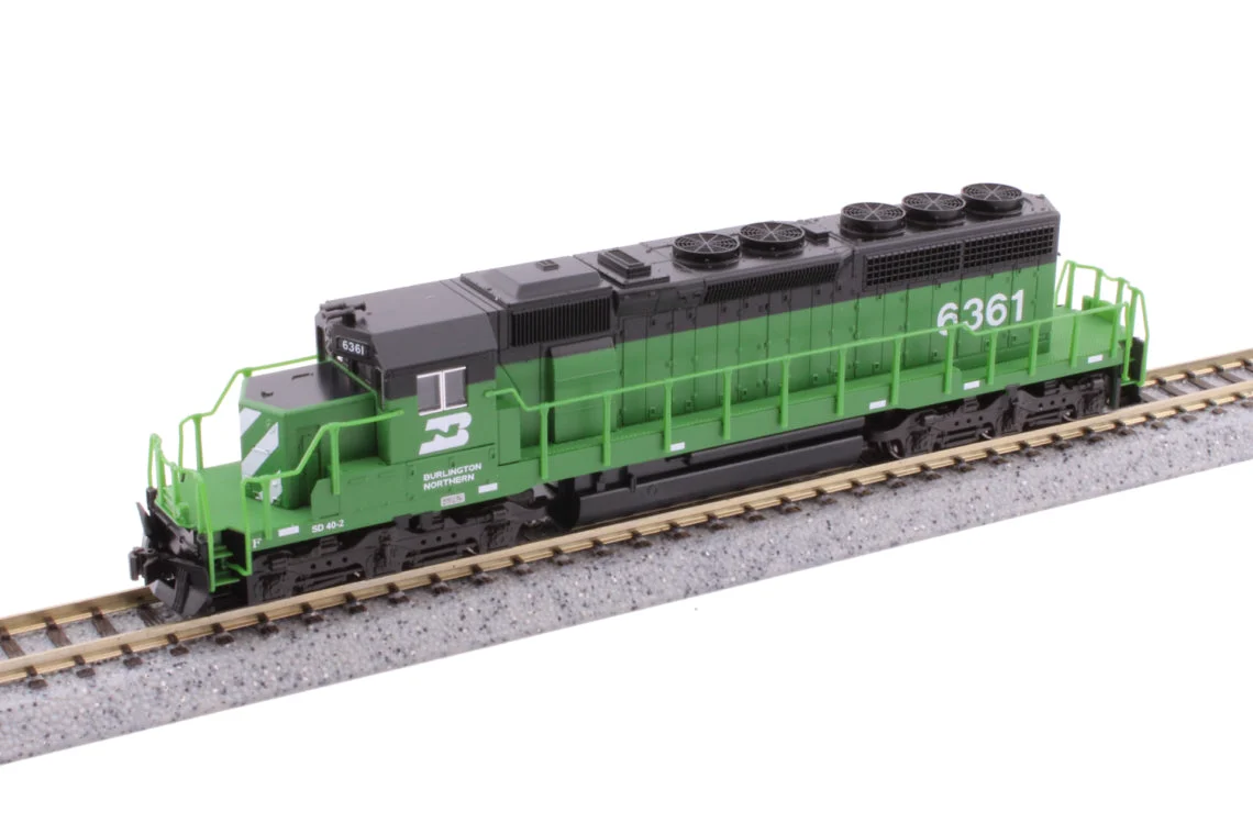 Kato N Scale Burlington Northern SD40-2 #6361 - DCC - KAT1764823DCC