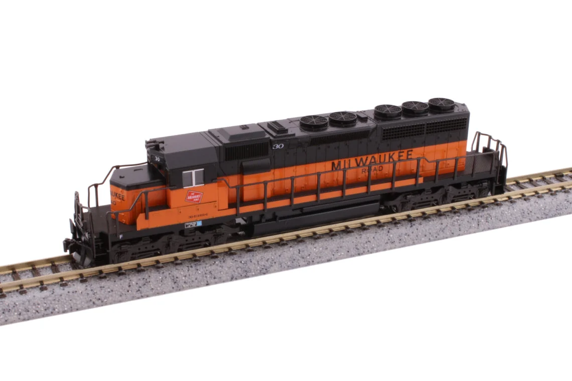 Kato N Scale Milwaukee Road SD40-2 #30 - DCC - KAT1764824DCC