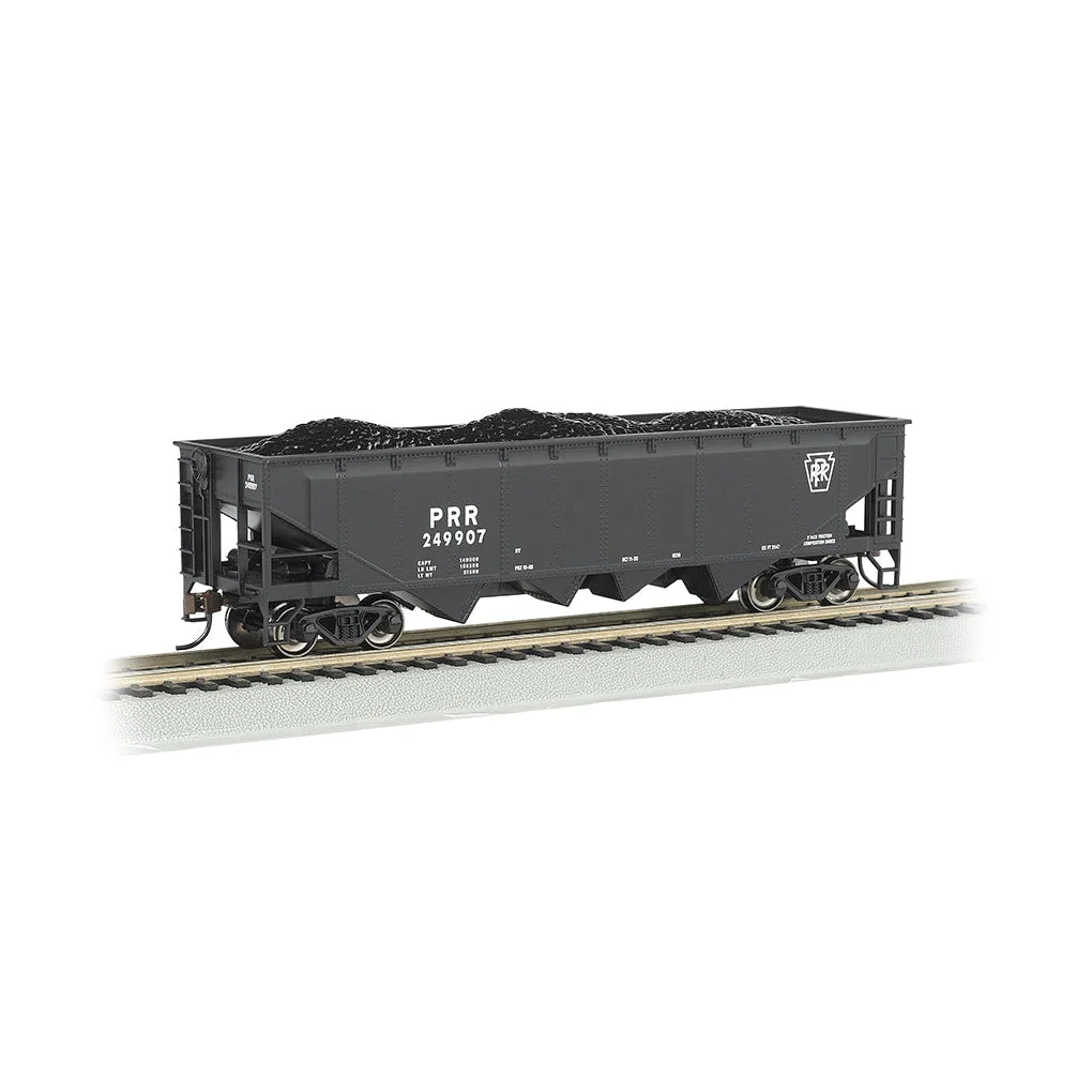 Bachmann HO Scale 40' Quad Hopper PRR #249907/blk - BAC17603