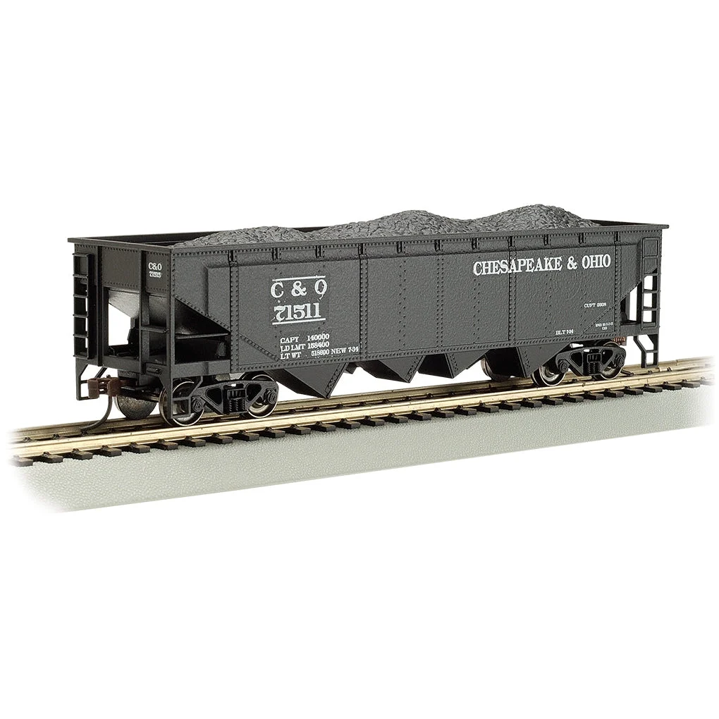 Bachmann HO Scale 40' Quad Hopper C&O - BAC17605