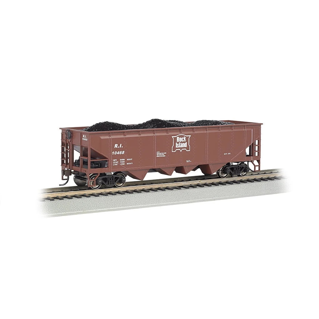 Bachmann HO Scale 40' Quad Hopper RI - BAC17608