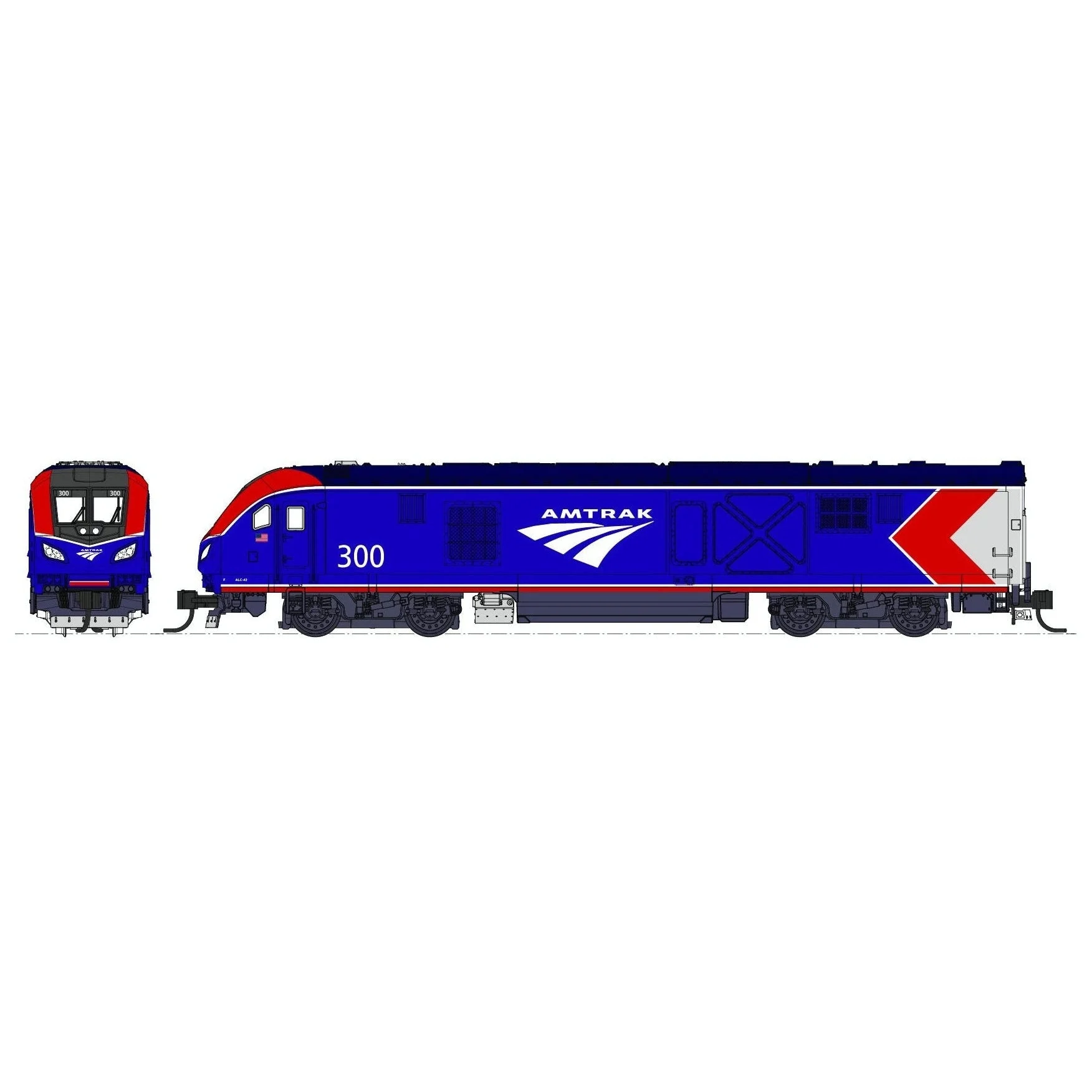 Kato N ALC-42 Charger Amtrak Phase VI #304 1766053
