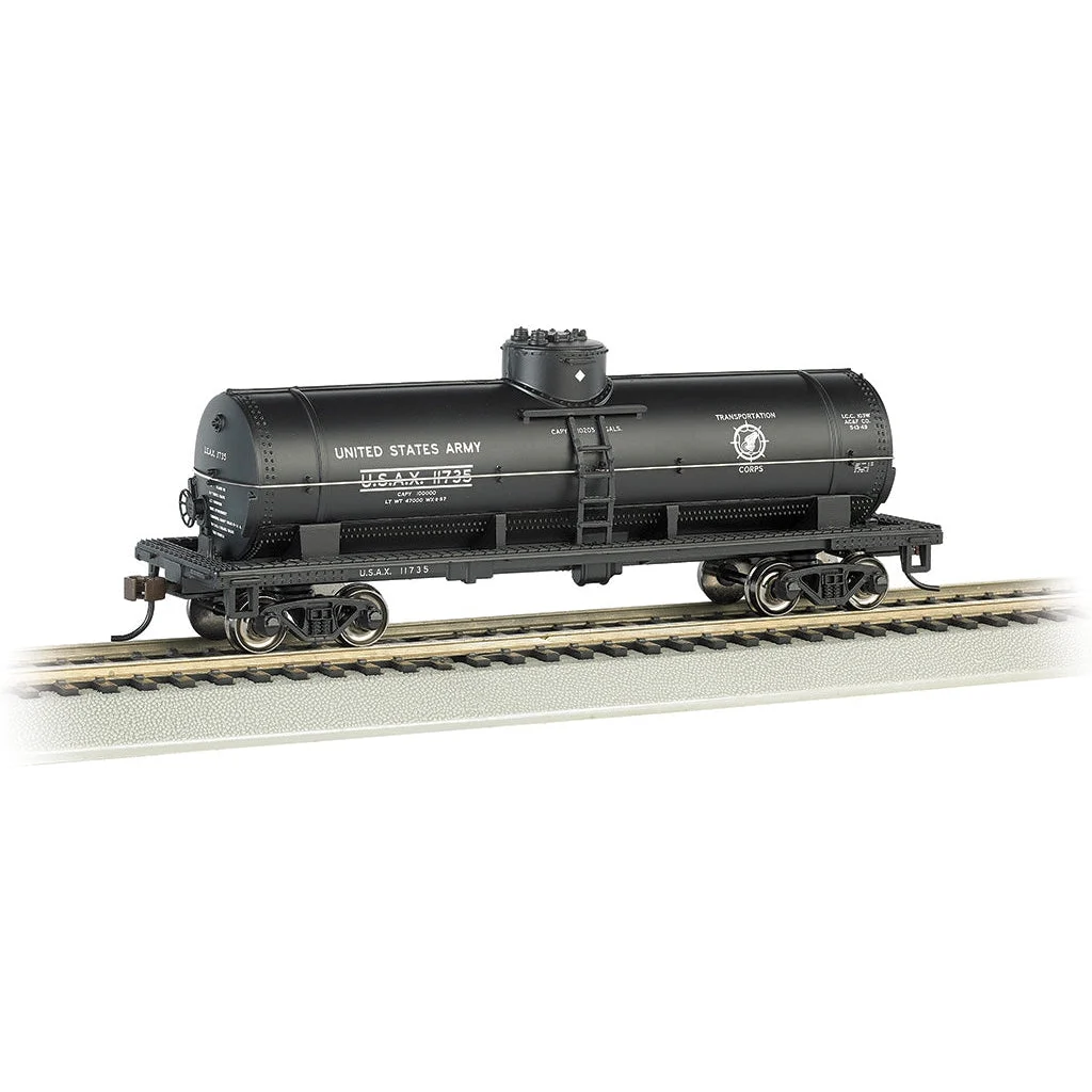 Bachmann HO Scale 40' Single Dome Tank Car US Army - BAC17815