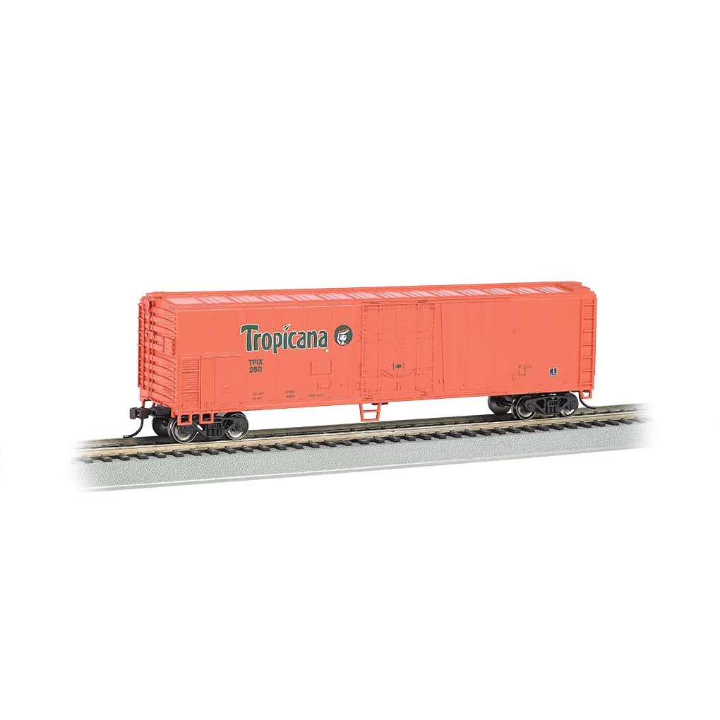 Bachmann HO Scale 50' Steel Reefer Tropicana/org - BAC17946