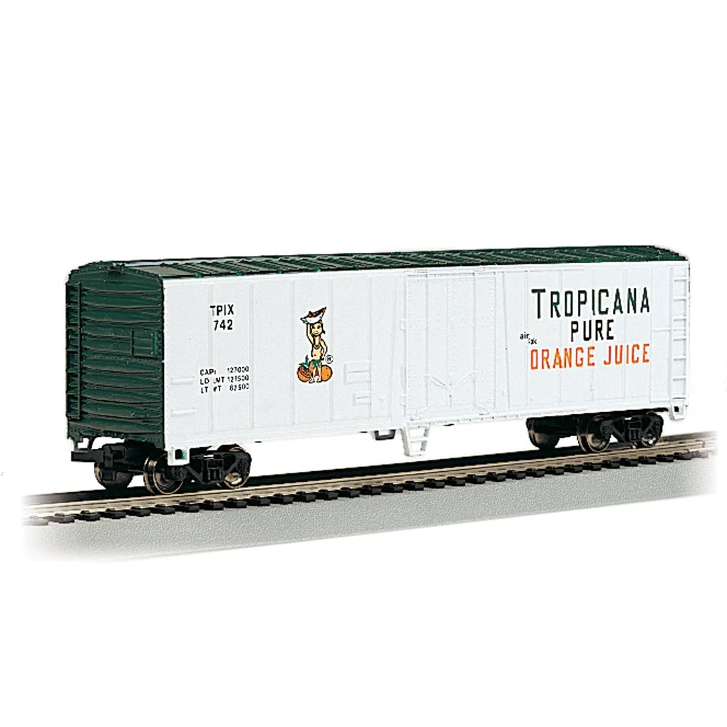 Bachmann HO Scale 50' Steel Reefer Tropicana - BAC17947