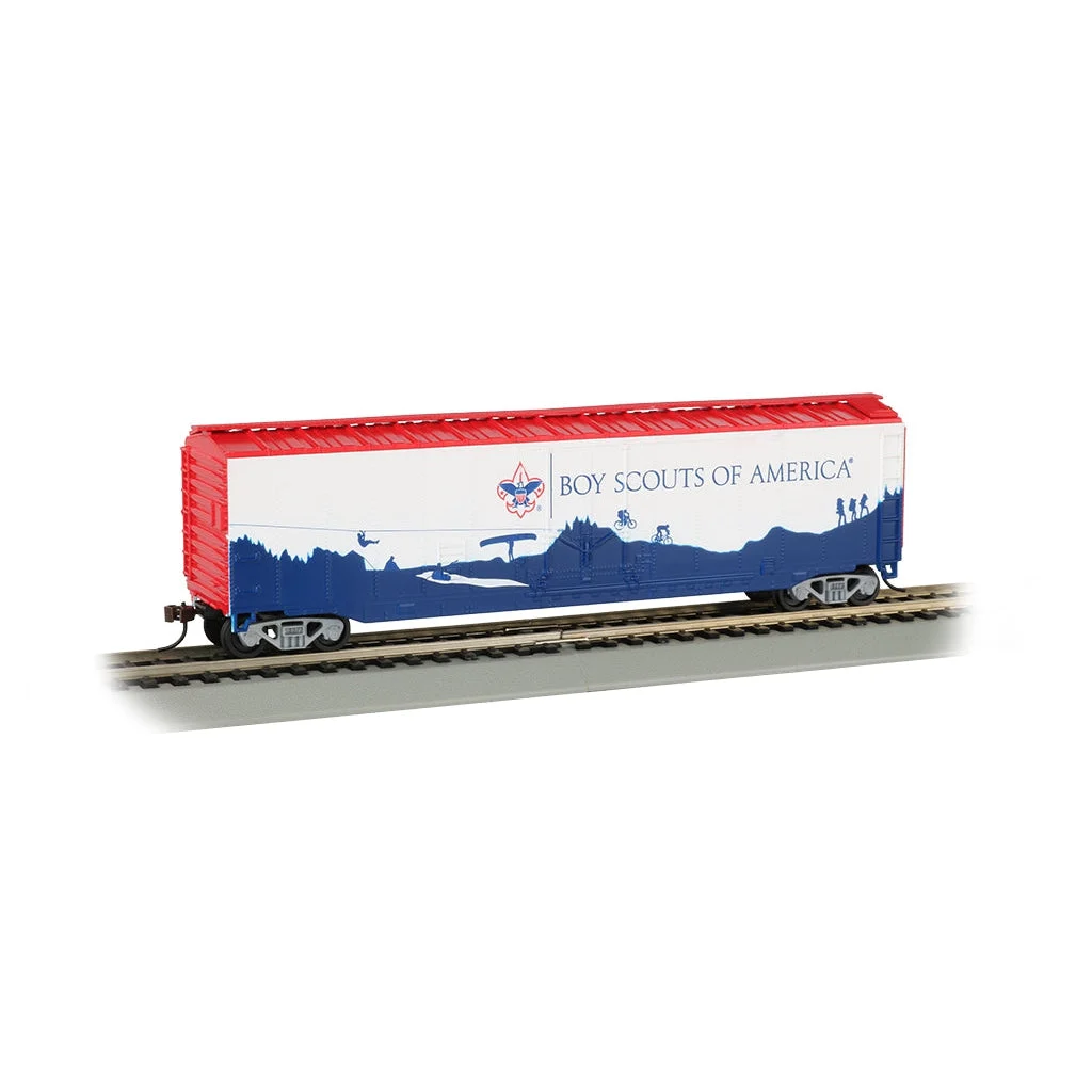 Bachmann HO Scale 50' PD Boxcar Boy Scouts of America - Adventure Landscape - BAC18013