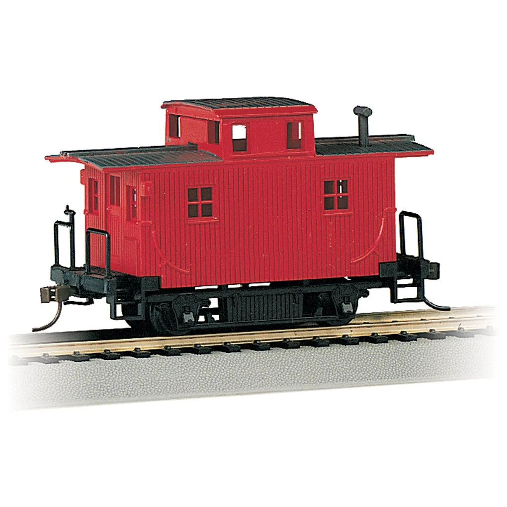 Bachmann HO Scale Bobber Caboose Unlttrd/red - BAC18449