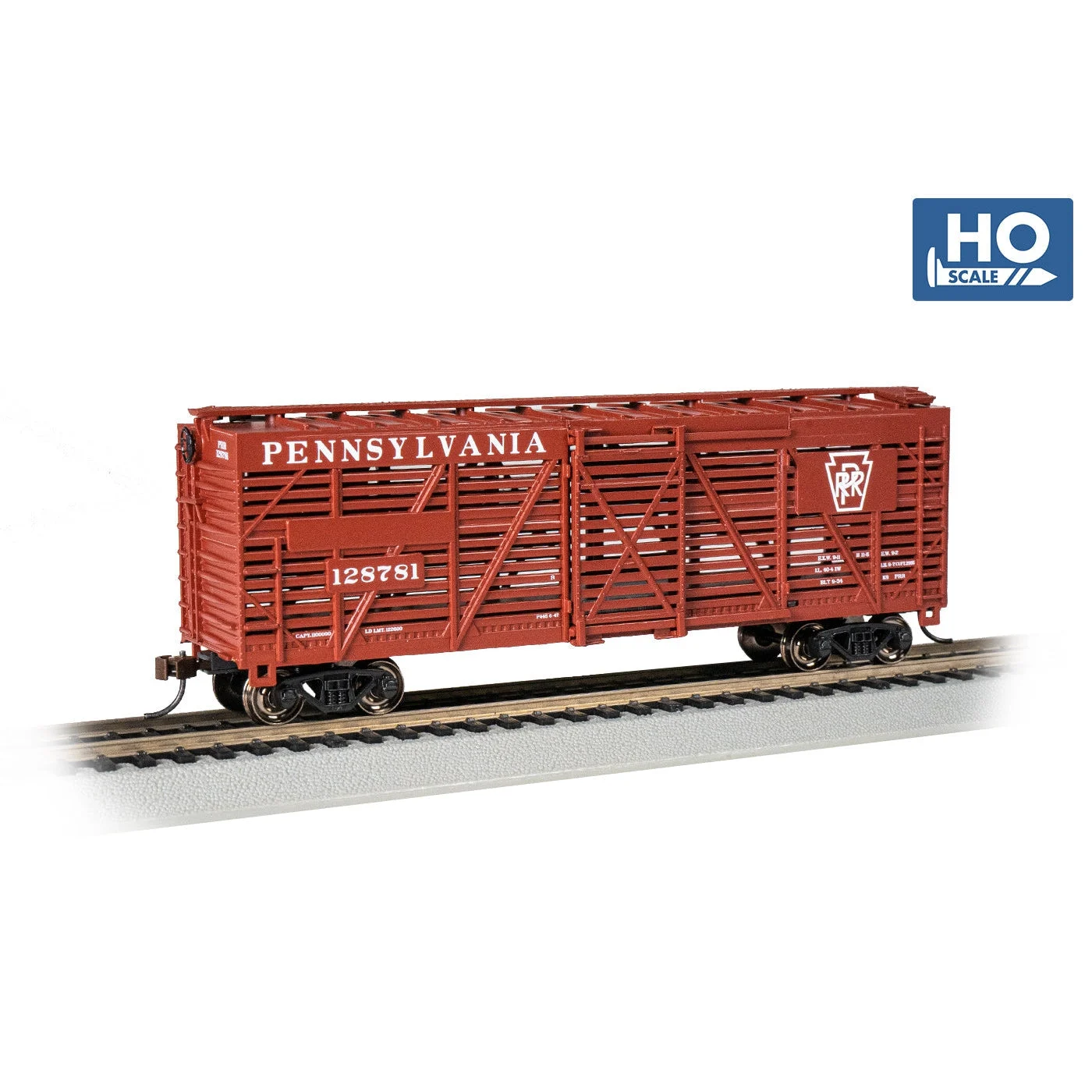 Bachmann HO Scale 40' Stock Car PRR - BAC18515