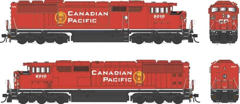 HO SD40-2f Diesel w/Sound CP Beaver logo #9010 - BOW25348
