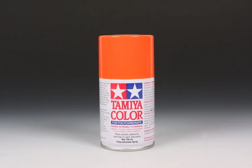 Tamiya PS-7 Orange Polycarbonate Spray Paint