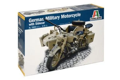 1/9 Italeri BMW R75 German Military Motorcycle with Sidecar