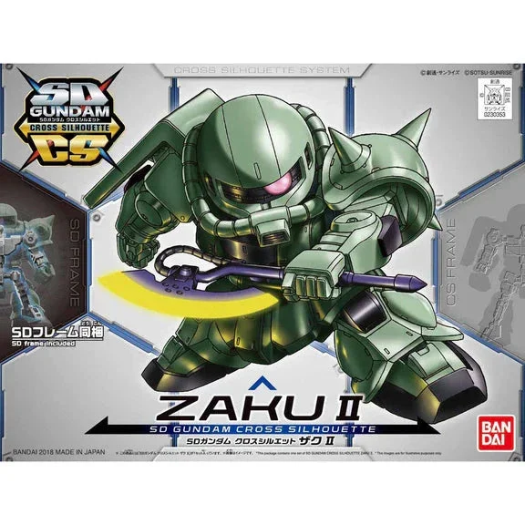 Bandai Mobile Suit Gundam SDCS #4 Zaku II Model Kit - Bandai Namco