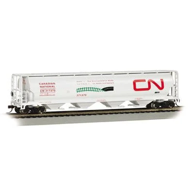 Bachmann HO Scale 4-Bay Cyl.Hopper CN/Environment - BAC19132