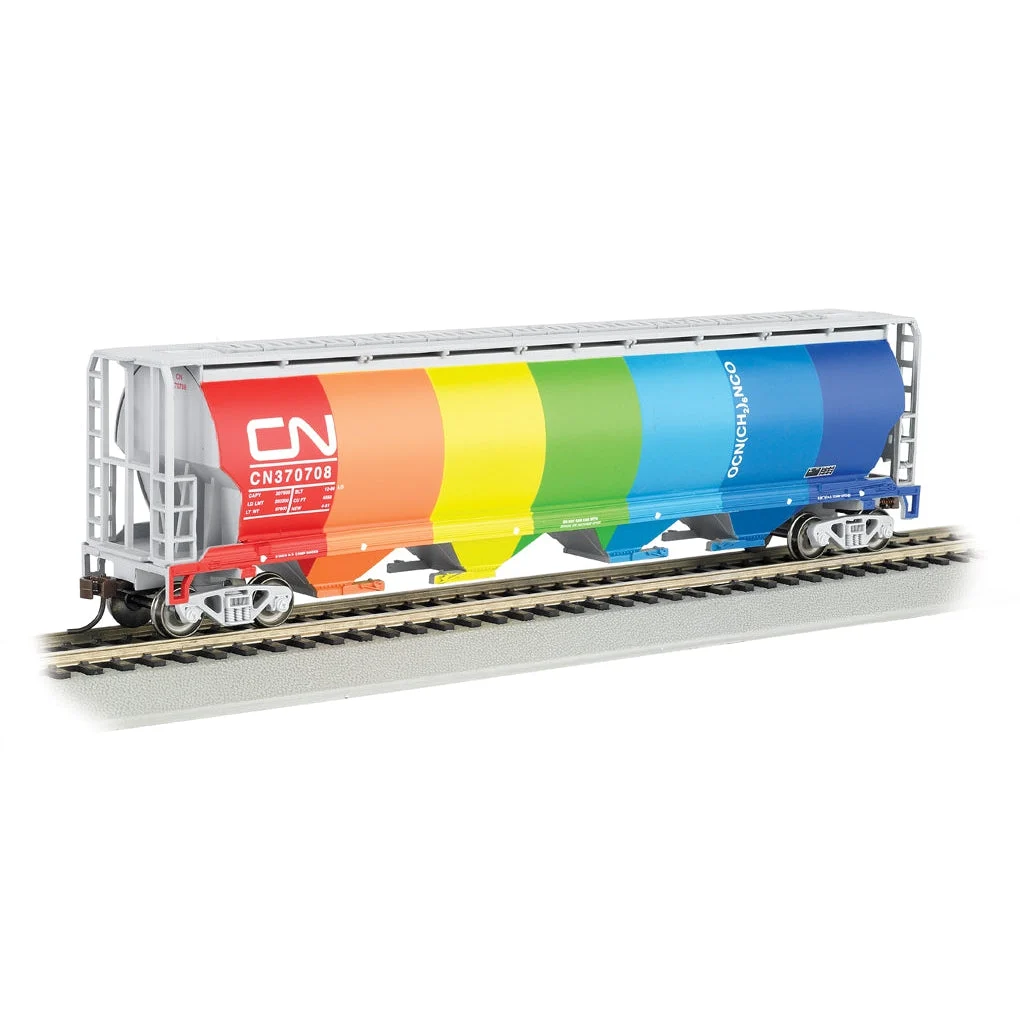 Bachmann HO Scale 4-Bay Cyl.Hopper CN/Demo - BAC19133