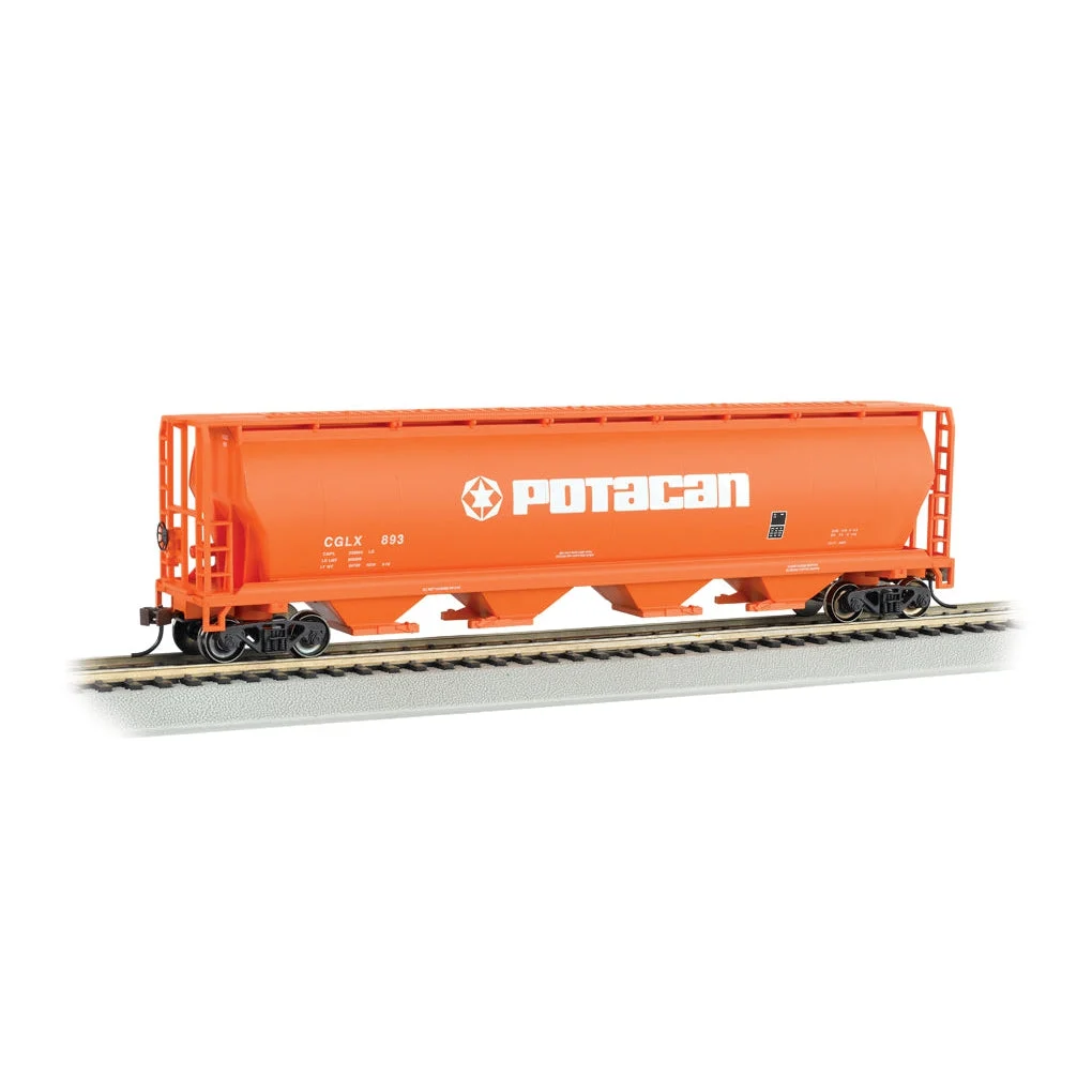 Bachmann HO Scale 4-Bay Cyl.Hopper Potacan - BAC19141