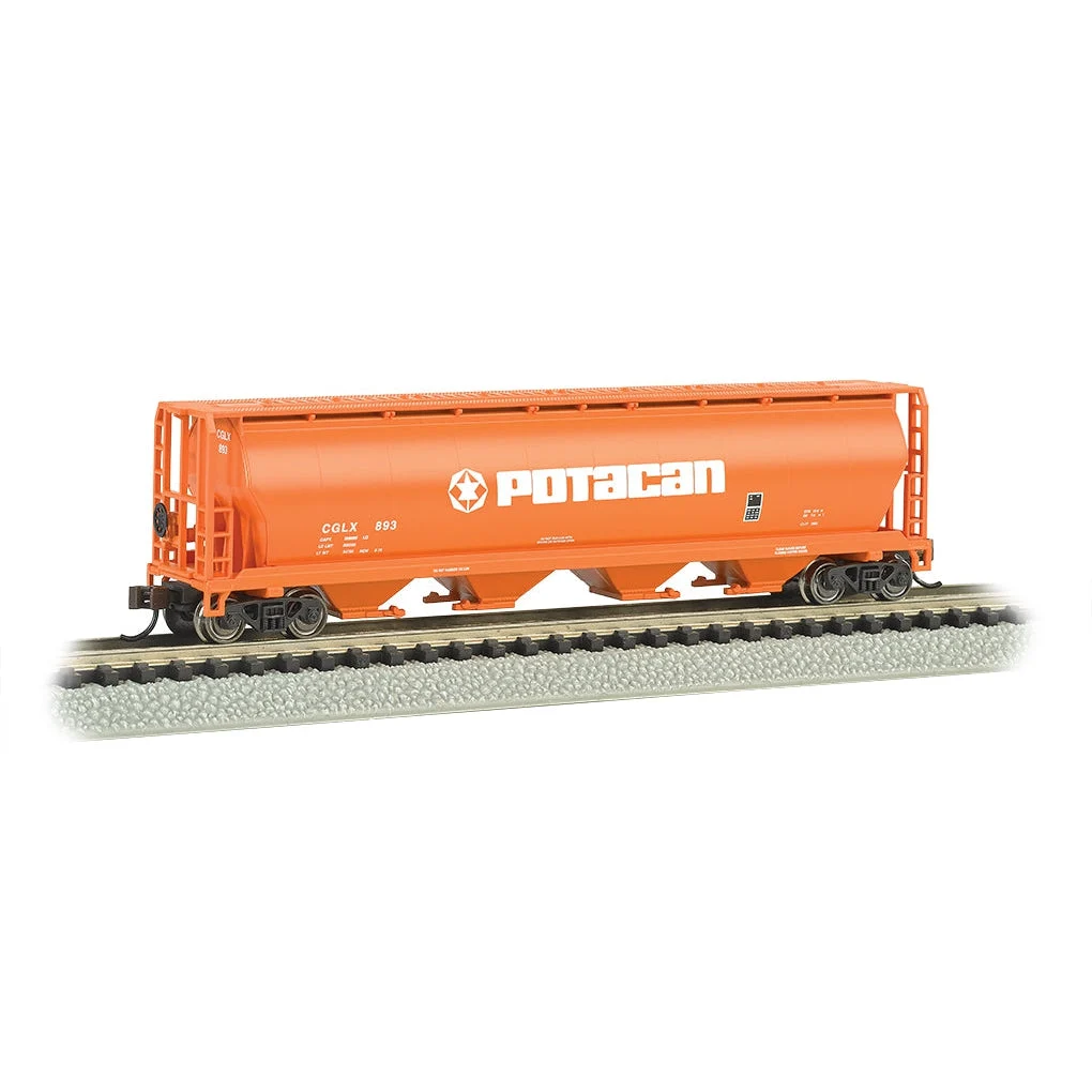 Bachmann N Scale 4-Bay Cyl.Hopper Potacan - BAC19157