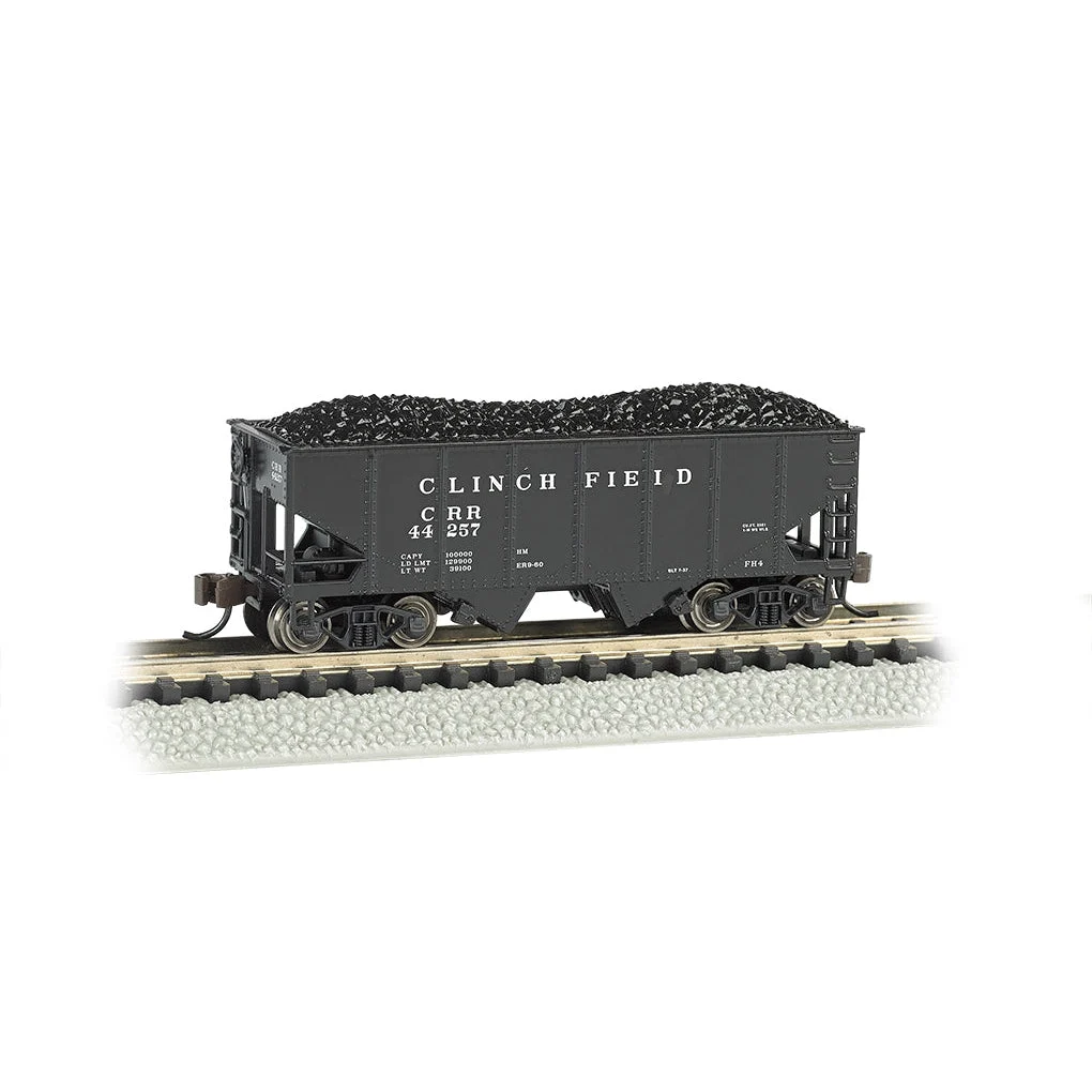 Bachmann N Scale 55t 2-Bay Hopper Clinchfield - BAC19554