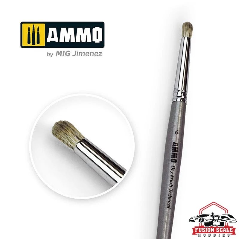 Ammo Mig Ammo Drybrush Technical Brush 6 - Ammo Mig Jimenez