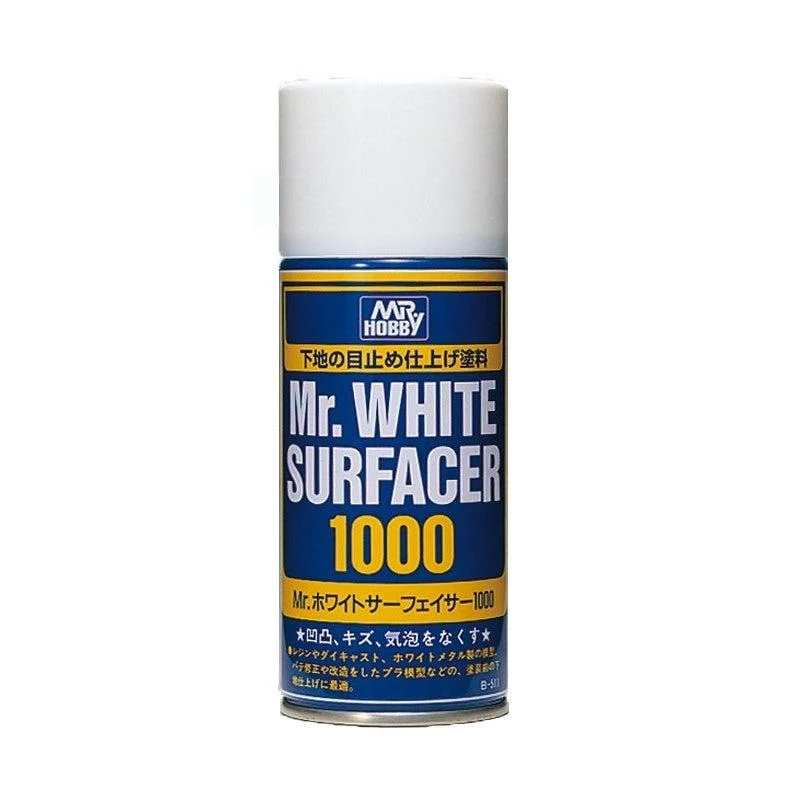 Mr Hobby Mr Surfacer Spray 1000 White - B511