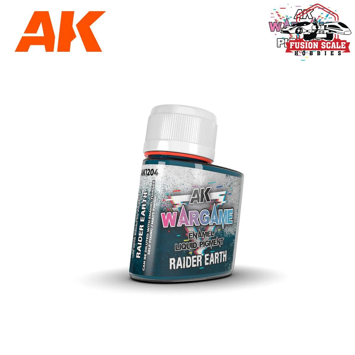 AK Interactive Wargame Enamel Liquid Pigments Raider Earth 35ml