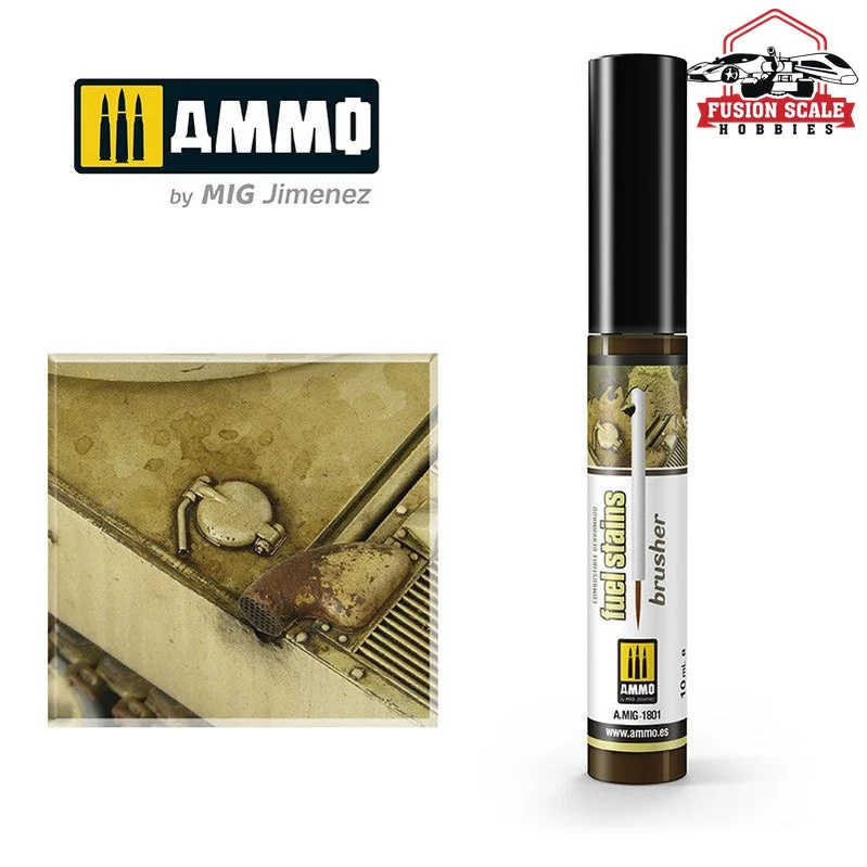 Ammo Mig Effects Brusher Fuel Stains - Ammo Mig Jimenez
