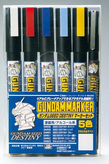 GMS114 Mr. Hobby Gundam Seed Destiny Marker Set - GSI Creos