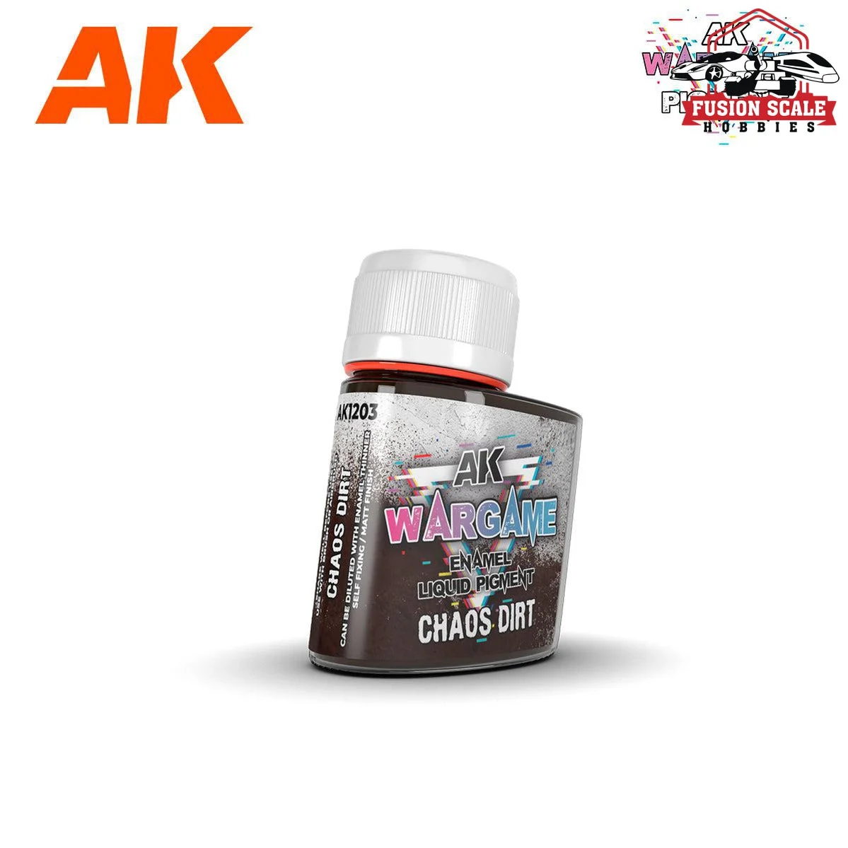 AK Interactive Wargame Enamel Liquid Pigments Chaos Dirt 35ml