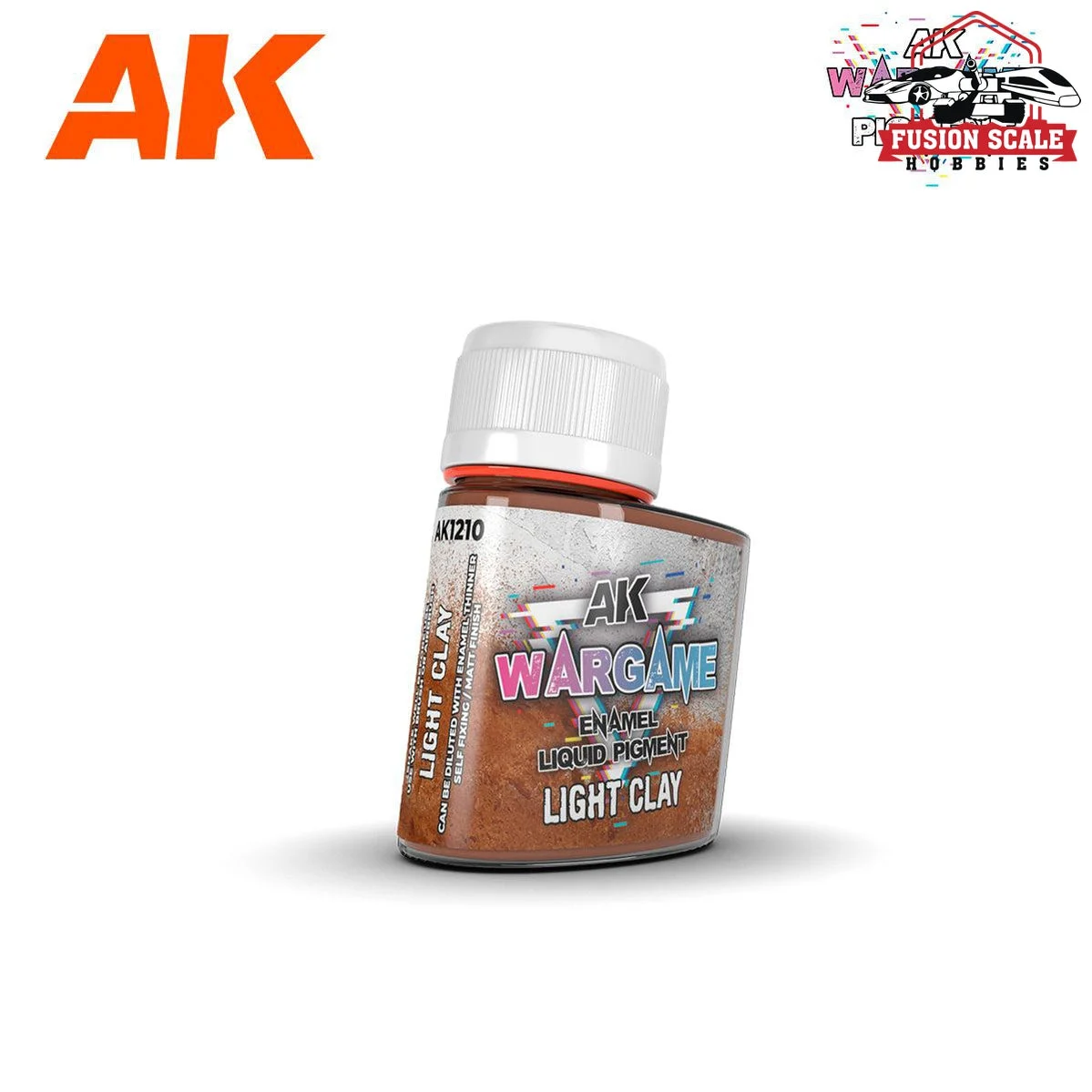 AK Interactive Wargame Enamel Liquid Pigments Light Clay 35ml